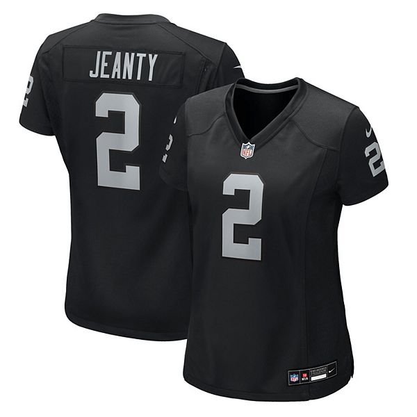 

Женская футболка Ashton Jeanty черная Las Vegas Raiders 2025 NFL Draft First Round Pick Team Game Nike, Черный, Женская футболка Ashton Jeanty черная Las Vegas Raiders 2025 NFL Draft First Round Pick Team Game Nike
