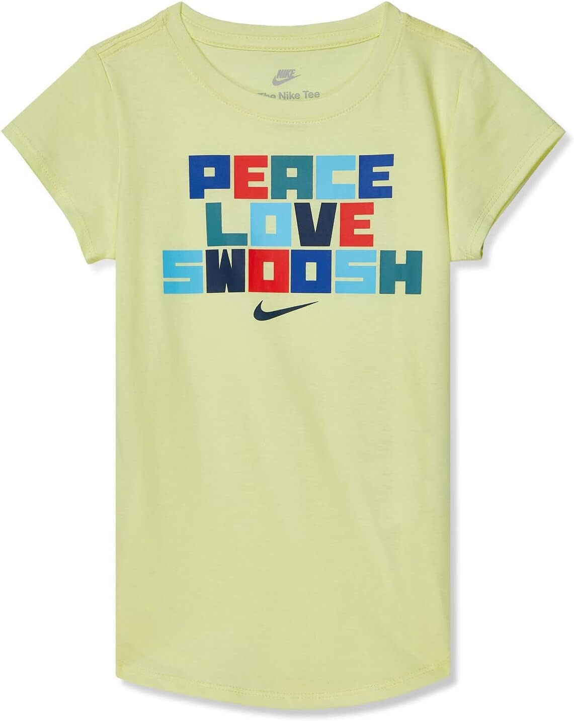 

Футболка Nike Snackpack Verbiage Tee, цвет Citron Tint