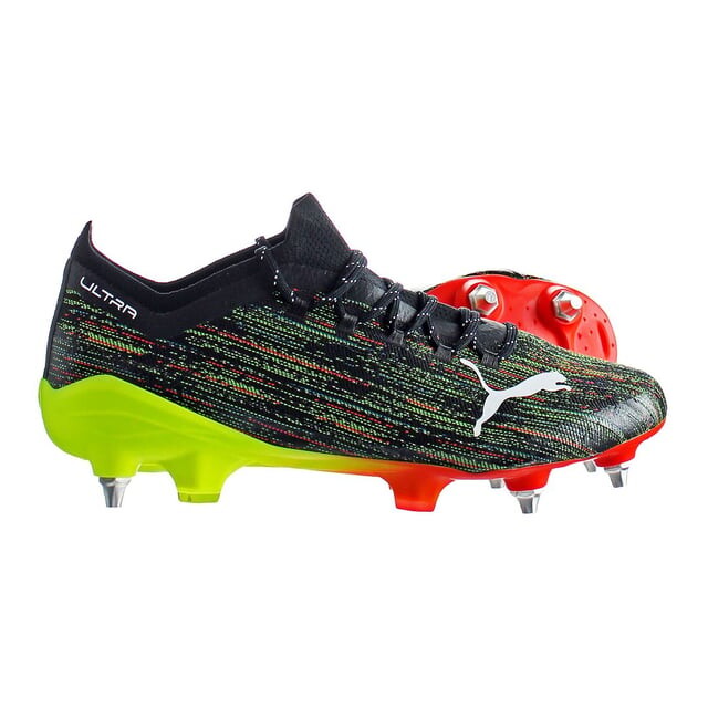 Черные мужские футбольные бутсы Ultra 1 2 mxsg Puma, черный — фото 4