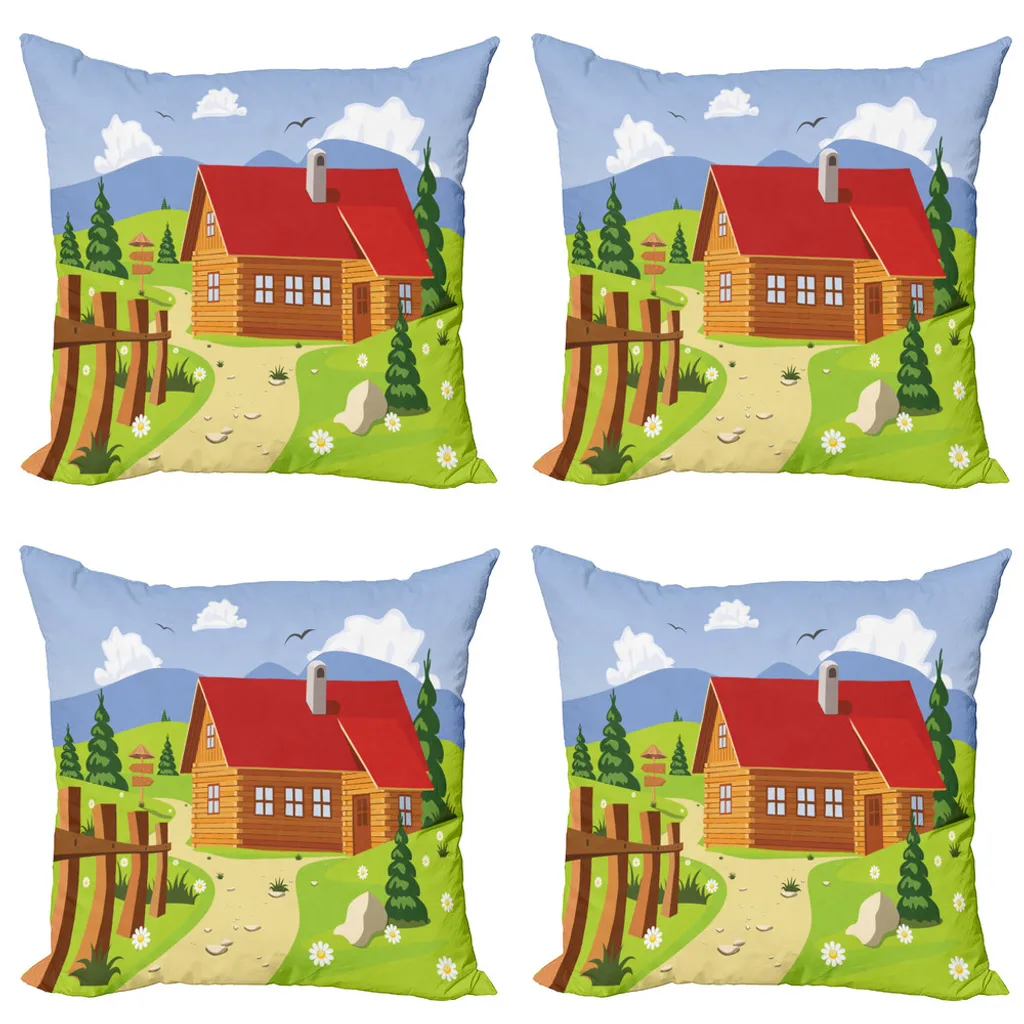 

Чехол для подушки Abakuhaus, синий