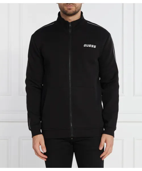 

Толстовка с застежкой-молнией «Микки» Regular fit Guess Active, черный
