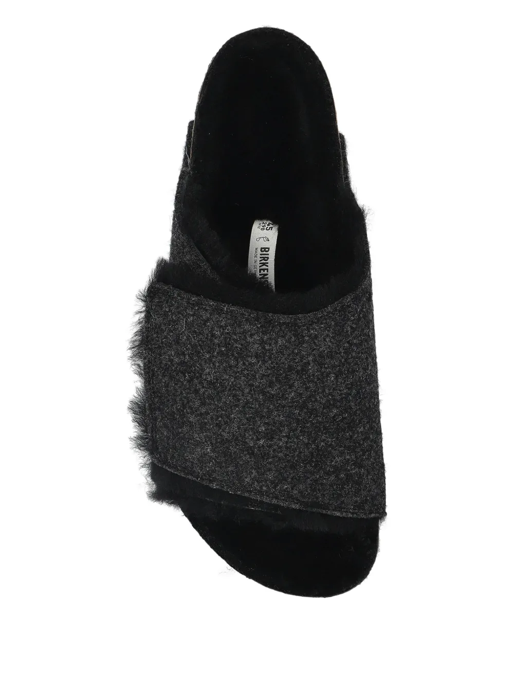 Домашние тапочки Slolana с застежкой на липучке Birkenstock, серый — фото 4