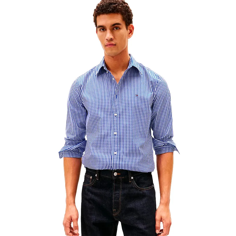 

Рубашка с длинным рукавом Tommy Hilfiger MW0MW41713, синий