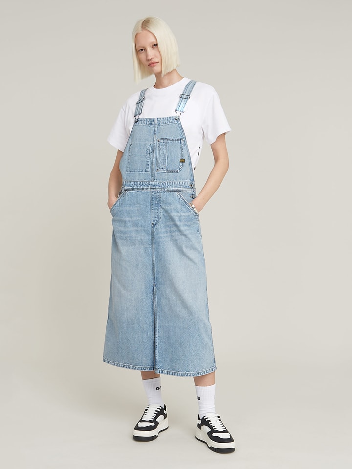 

Длинное платье G-Star, светло-синий