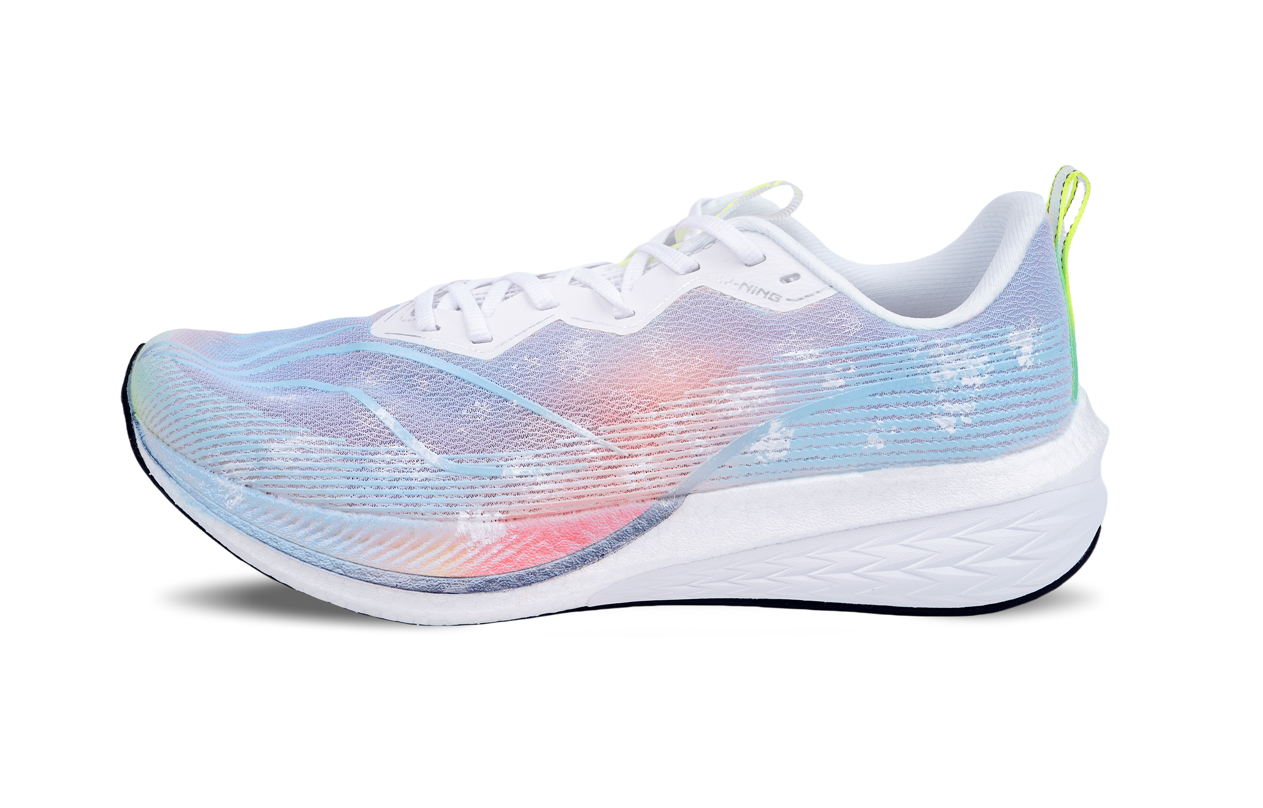 

LINING Кроссовки Red Hare 6 Pro Slip Resistant Abrasion Resistant Low top Casual для мужчин бело-розово-голубые