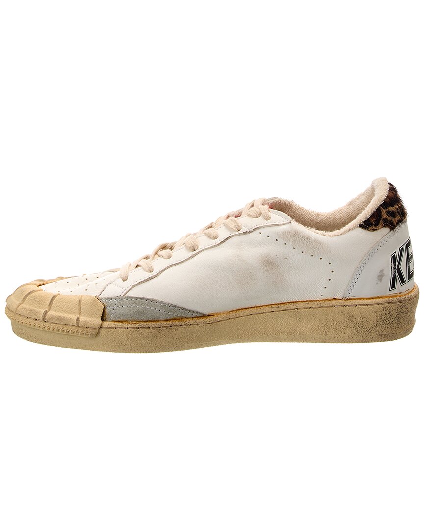 Кроссовки Golden Goose Ballstar из кожи и ворса теленка — фото 2