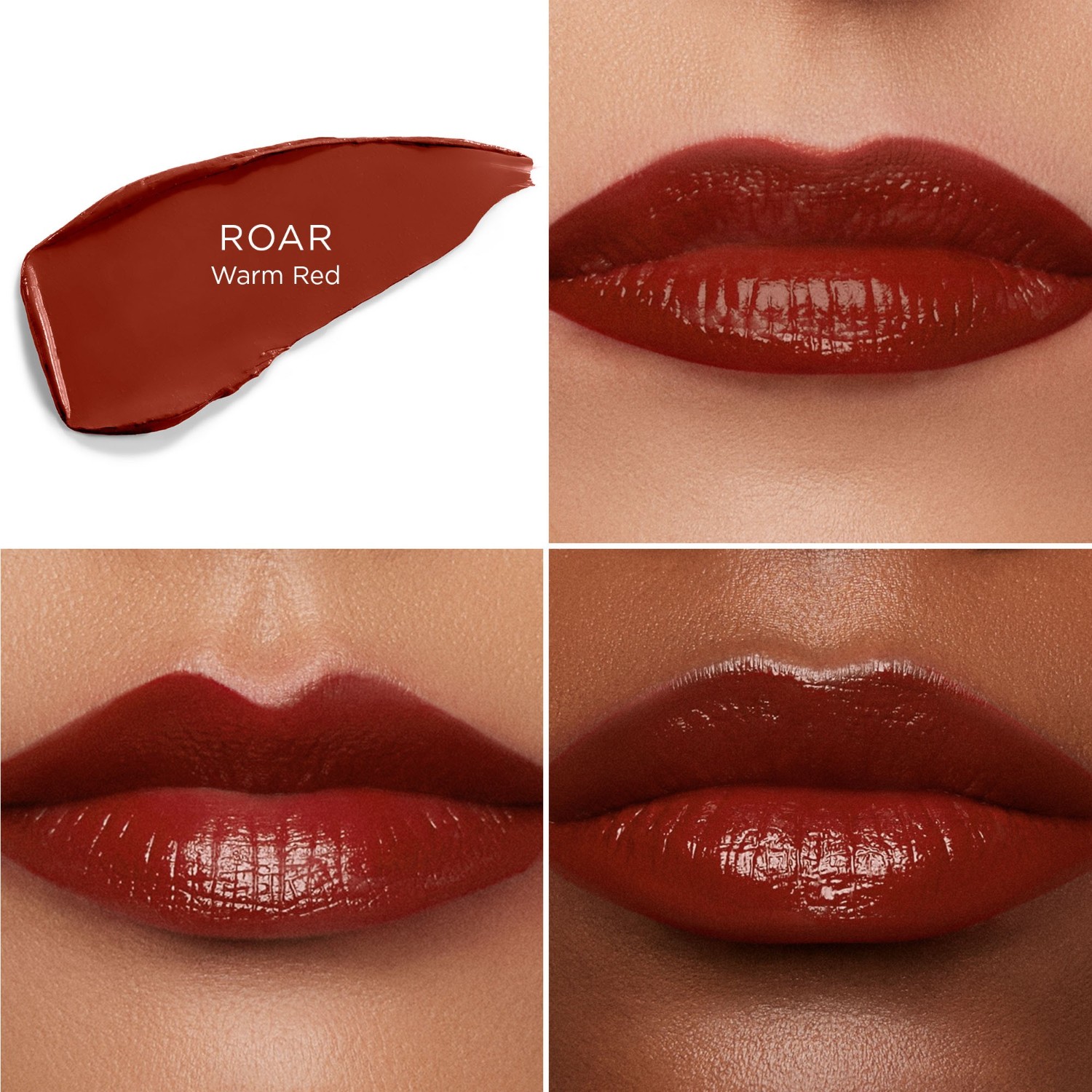 Помада для губ unlocked unlocked satin crème lipstick Hourglass, roar, вес 4 гр. — фото 3