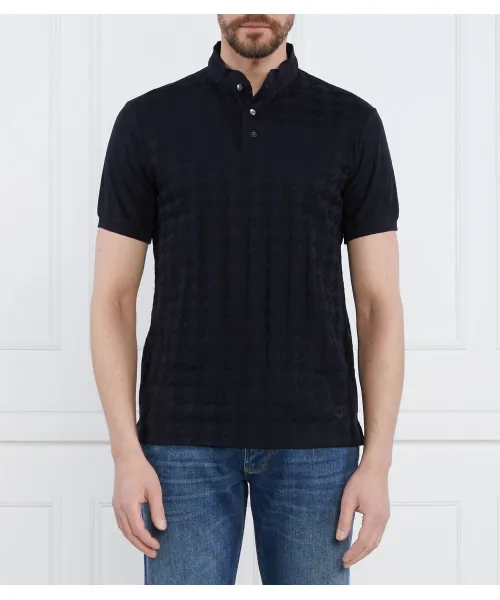 

Футболка поло Regular fit Emporio Armani, синий