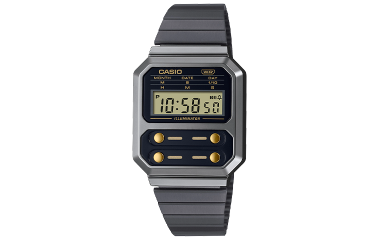 

Унисекс винтажная черная модель часов A100WEGG-1A2 CASIO