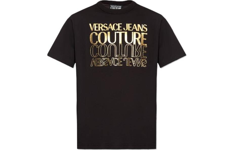 

Футболка мужская черная Versace Jeans, черный