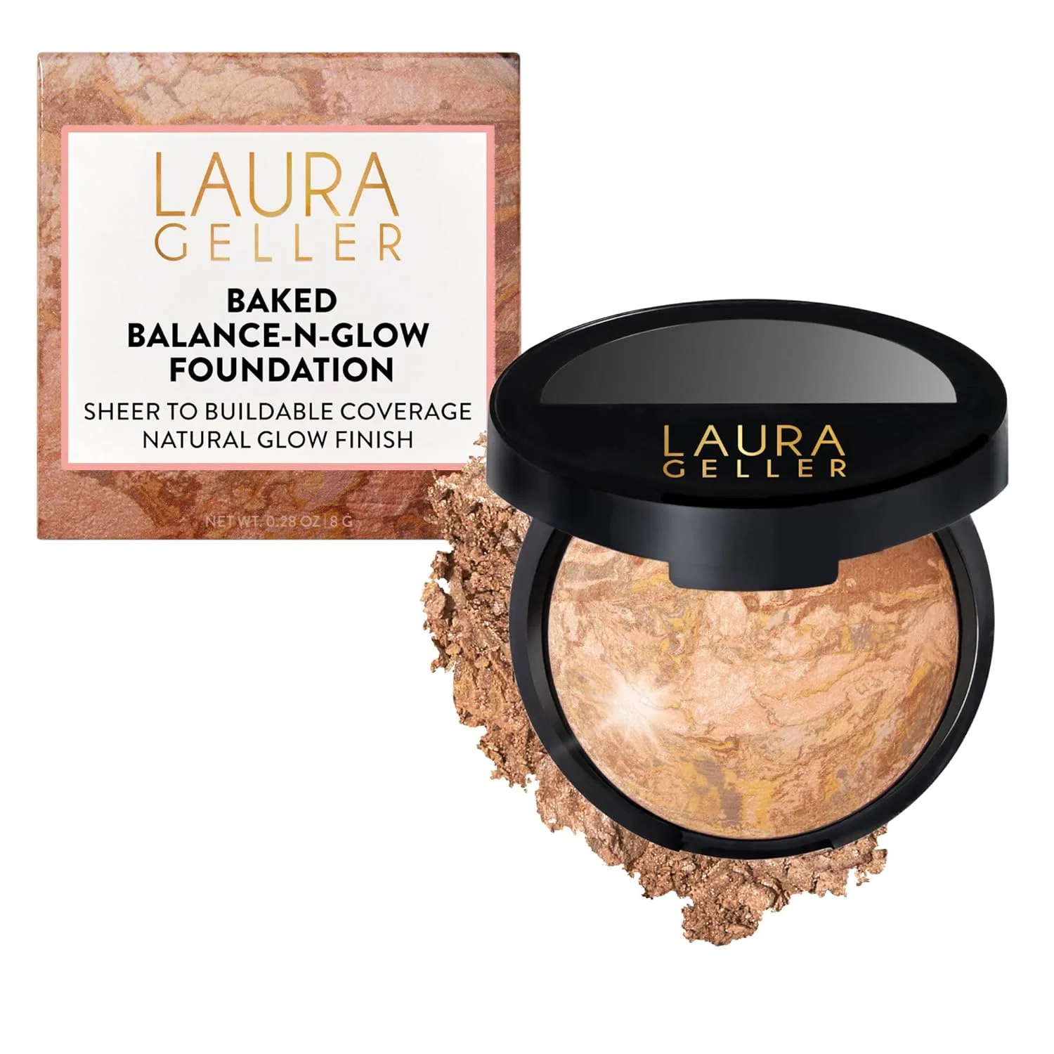 Пудра-хайлайтер LAURA GELLER New York Baked Balance-n-Glow Illuminating Powder Makeup, оттенок Medium Laura Geller Beauty, 104 Cm Medium