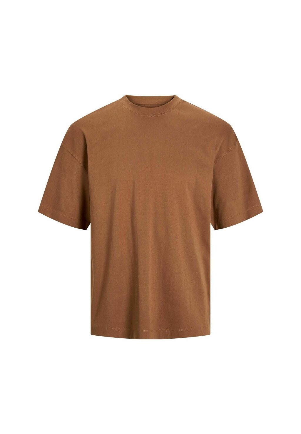 

Базовая футболка EINFARBIGES KURZARM DROPPED SHOULDER Jack & Jones, коричневый
