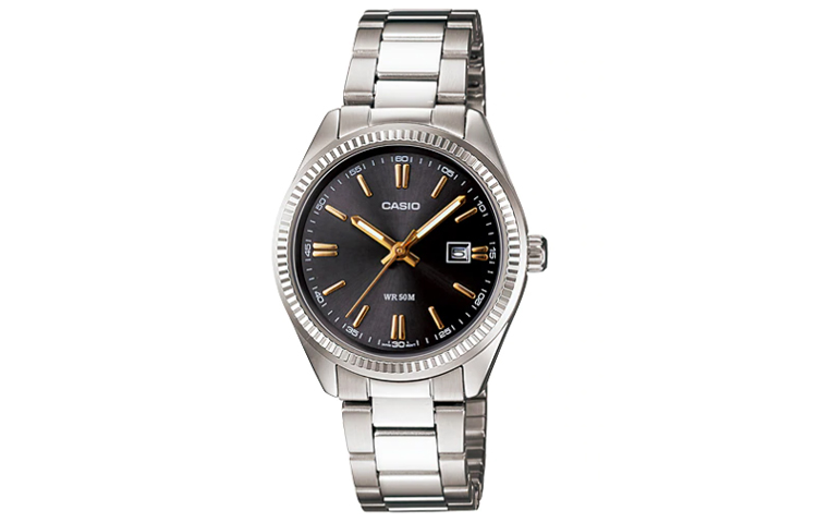 

Женские золотые часы серии Standard LTP-1302D-1A2V CASIO