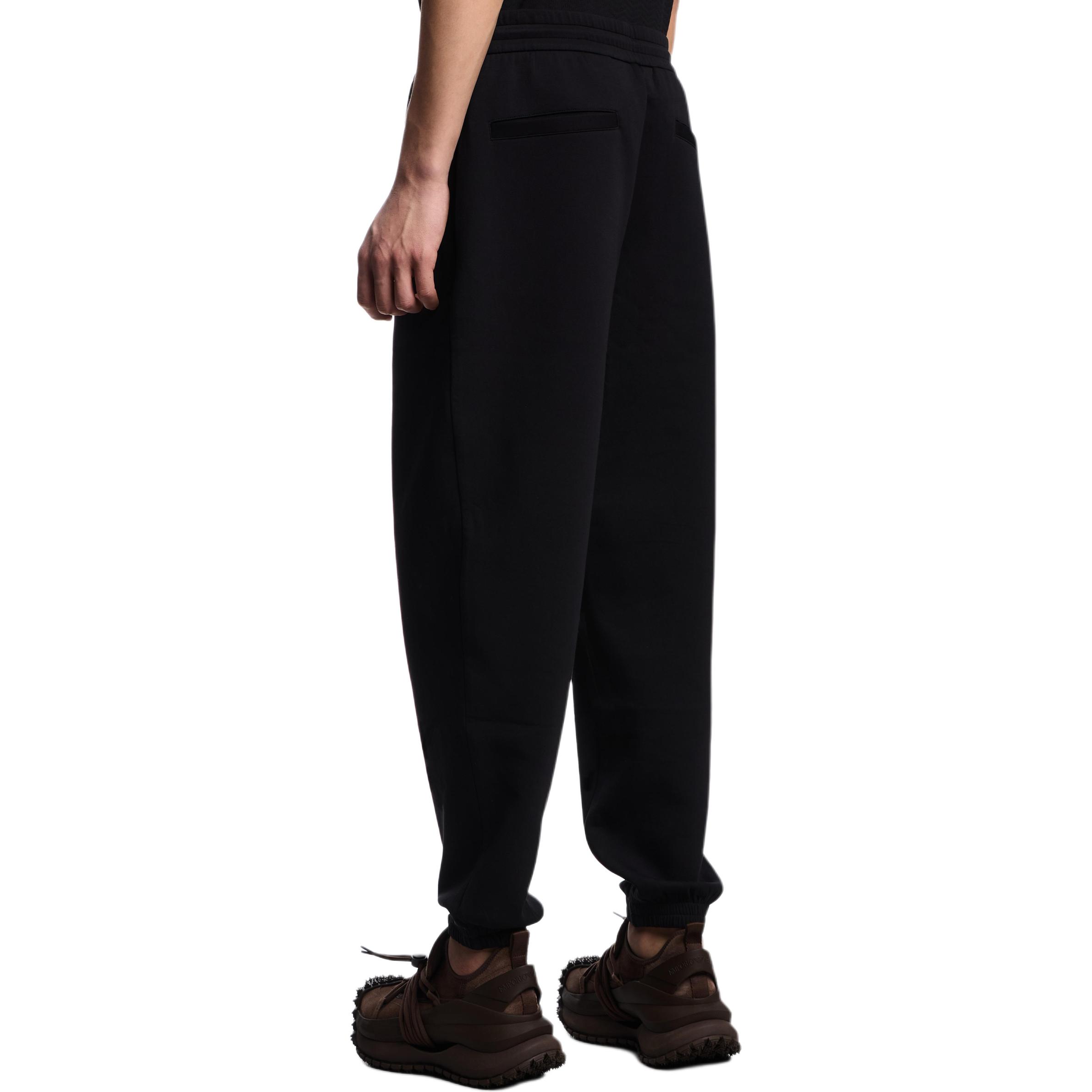 Спортивные брюки Asv Double Jersey на шнуровке Emporio Armani, черный — фото 4
