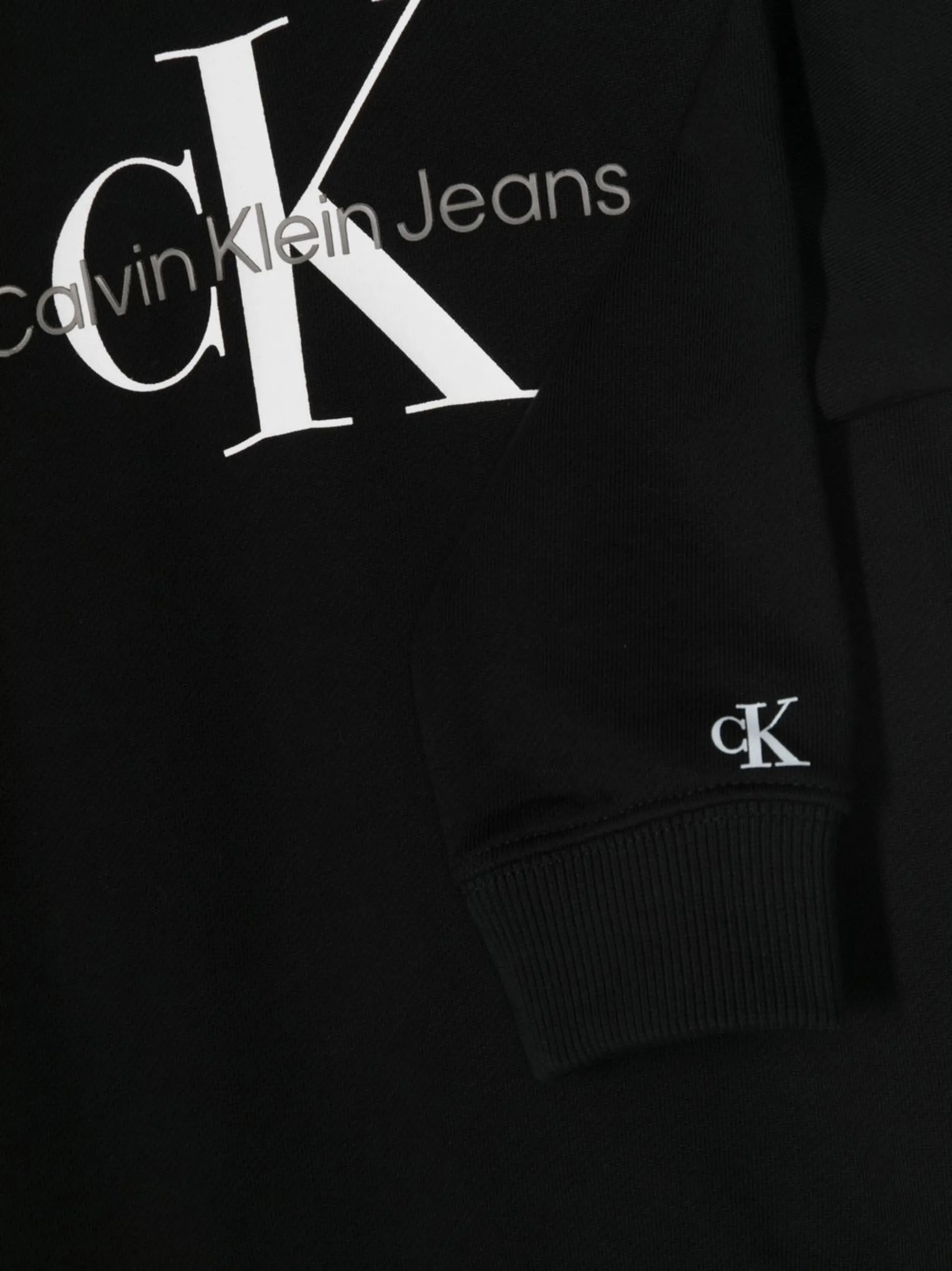 Худи с логотипом Calvin Klein Kids, черный — фото 3