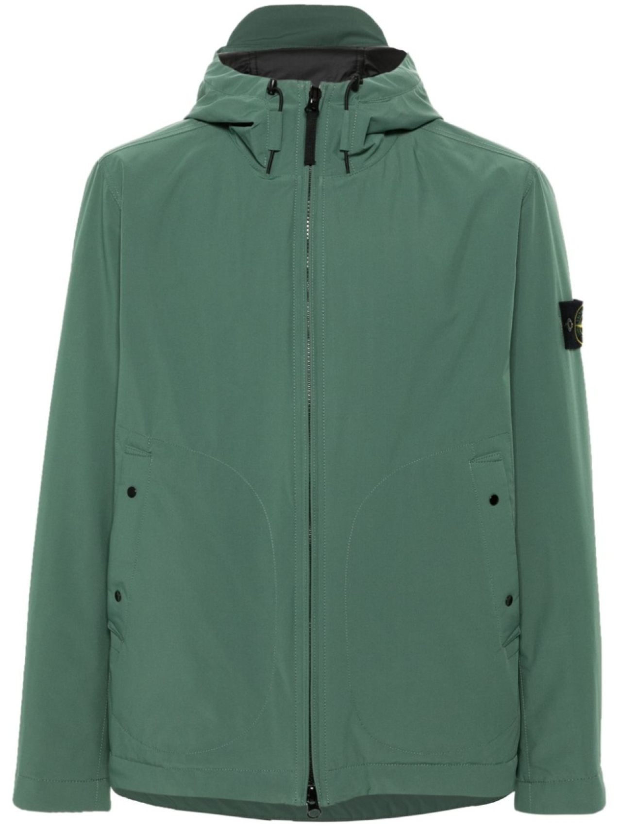 

Stone Island куртка с капюшоном и нашивкой Compass, зеленый