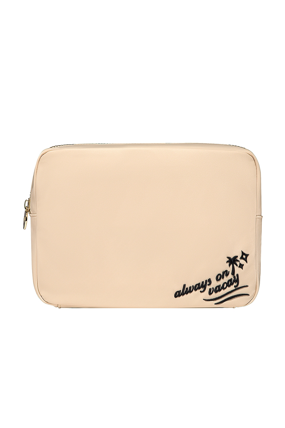 

Вышитая большая косметичка "Always on vacay" Stoney Clover Lane, sand