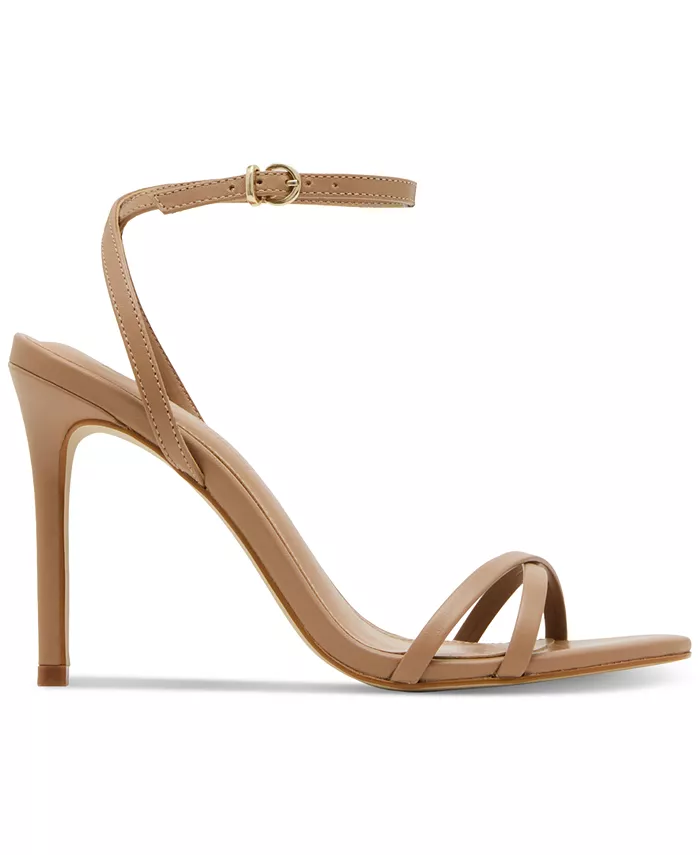 Женские босоножки Jypsey на высоком каблуке с ремешками Steve Madden, коричневый/бежевый — фото 2