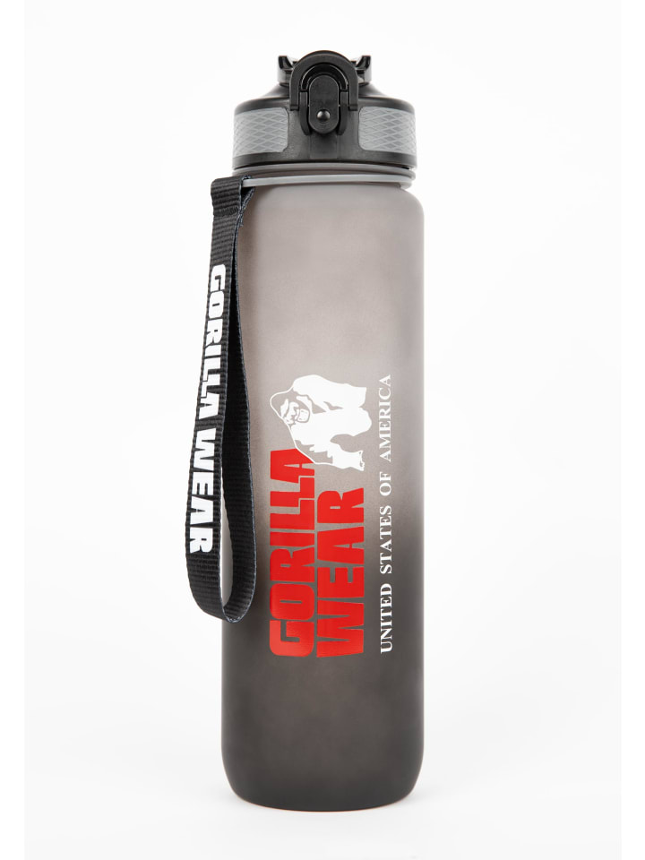 

Бутылка для воды Gradient 1000 мл - черно-серая Gorilla