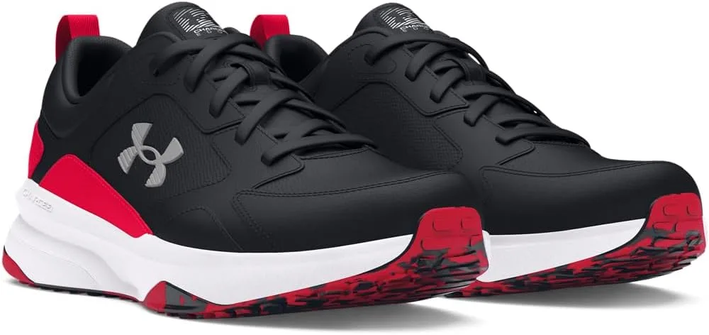 Мужские тренировочные кроссовки Under Armour Charged Edge, черный/красный/серый — фото 2
