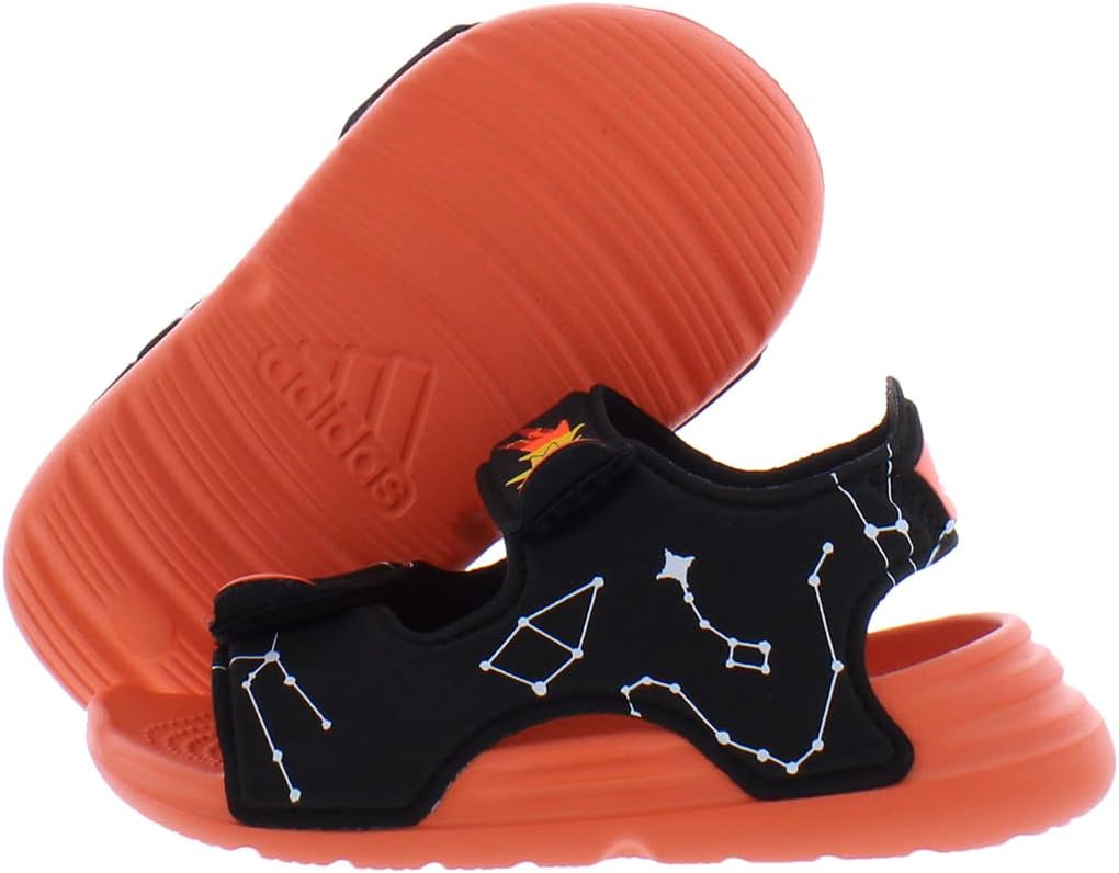 

Сандалии для купания adidas Altaswim для малышей унисекс, черный/оранжевый