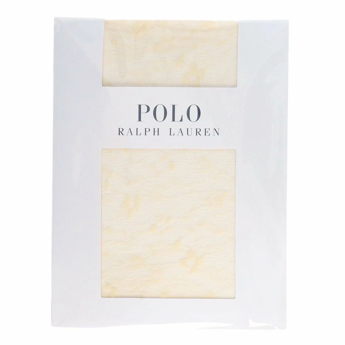 Колготки с изысканным ботаническим цветочным принтом Polo Ralph Lauren, 18. Ecru