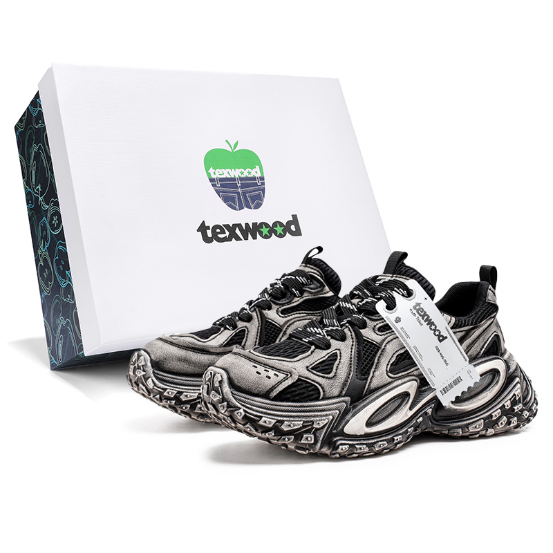 

Низкие массивные кроссовки мужские TEXWOOD, Black