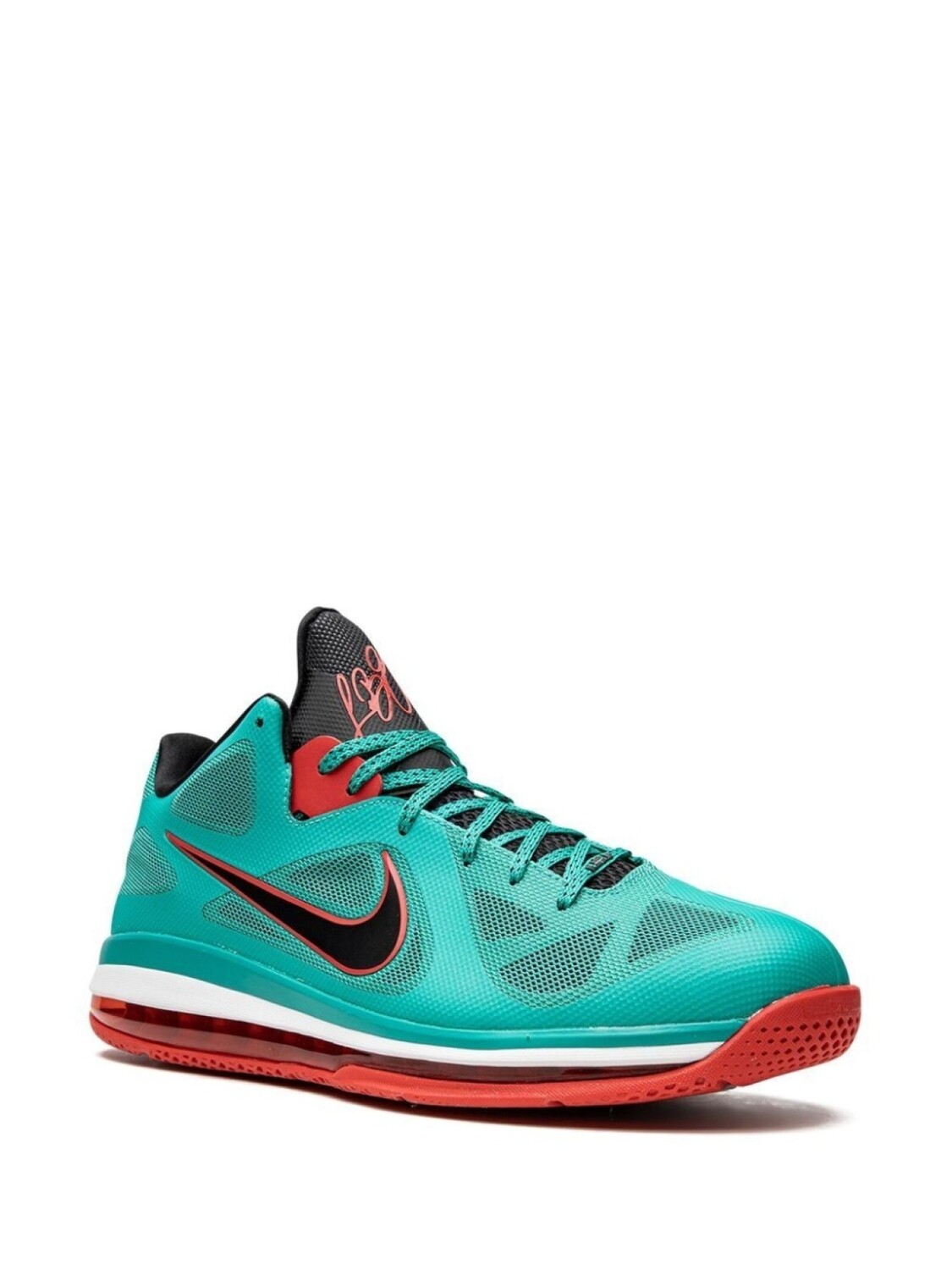 Кроссовки LeBron 9 Low Reverse Liverpool Nike, зеленый — фото 2