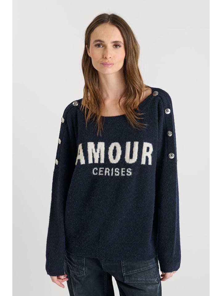 

Le Temps des Cerises Пуловер GALLI сине-темно-синего цвета