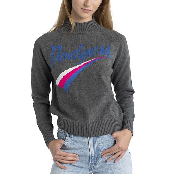 

Свитшот raglan los angeles dodgers serena серый женский Lusso