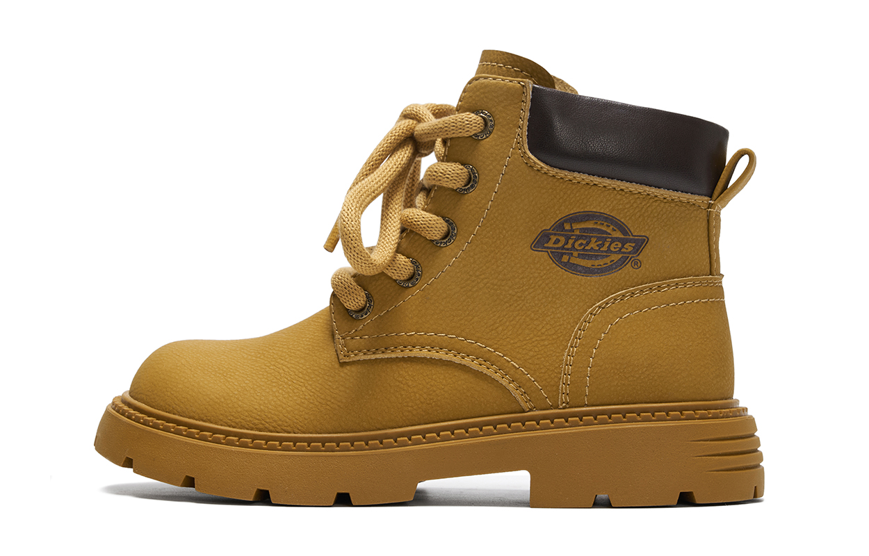 

Детские кожаные ботинки для детей Dickies, желтый