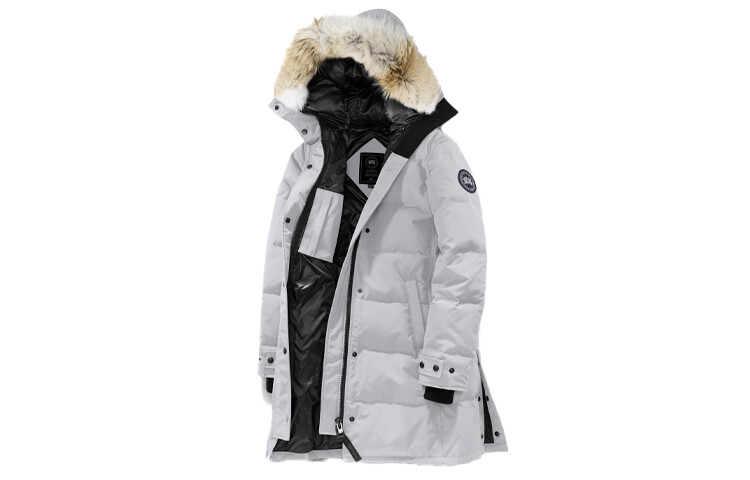 

Женский пуховик Canada Goose, цвет silver birch color