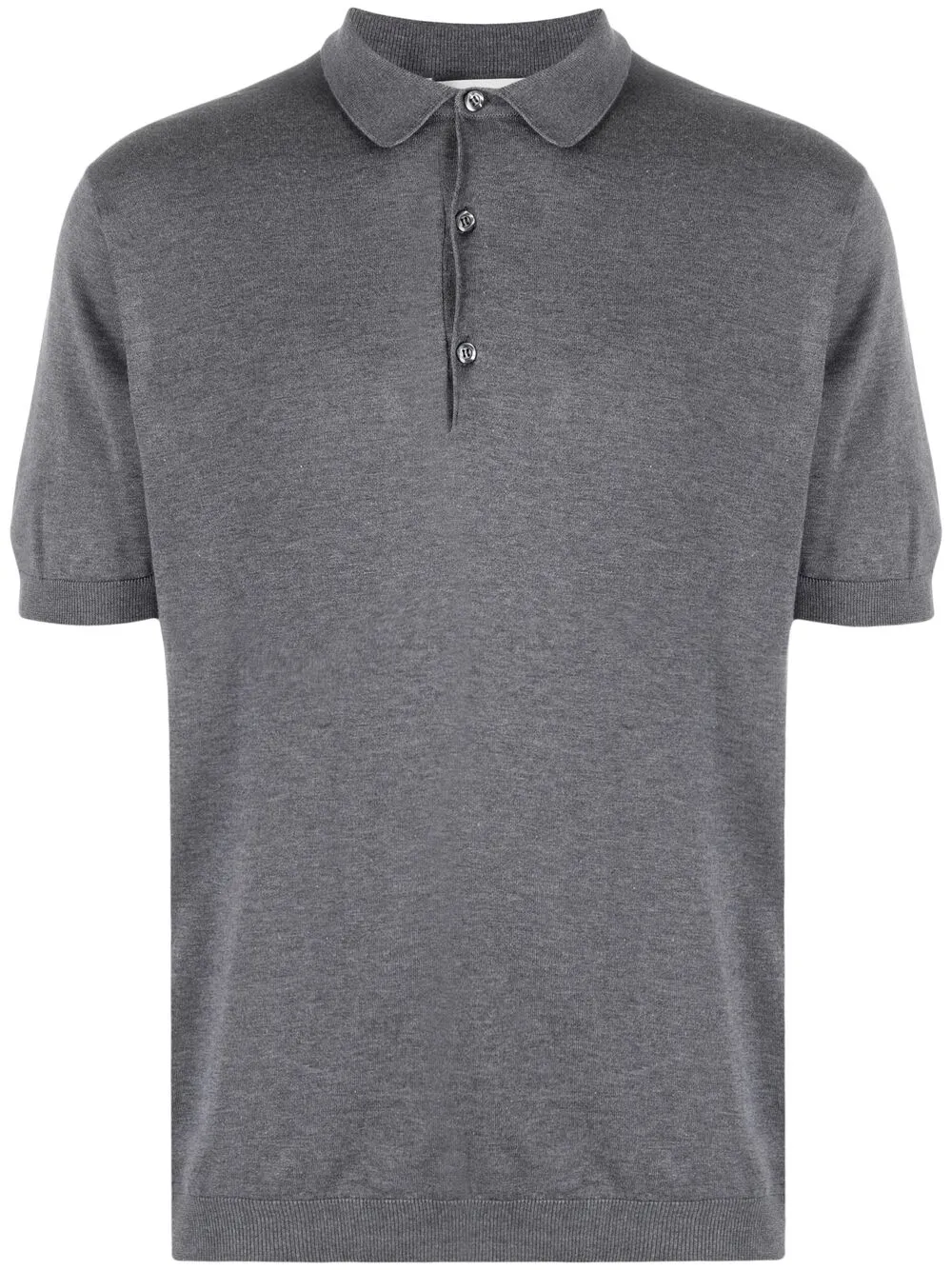 

Рубашка поло Adrian в рубчик John Smedley, серый