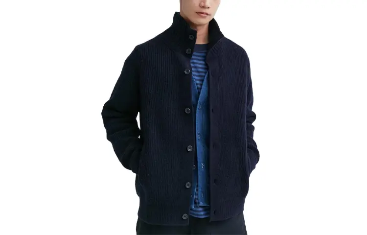 

Трикотаж мужской индиго Uniqlo, индиго