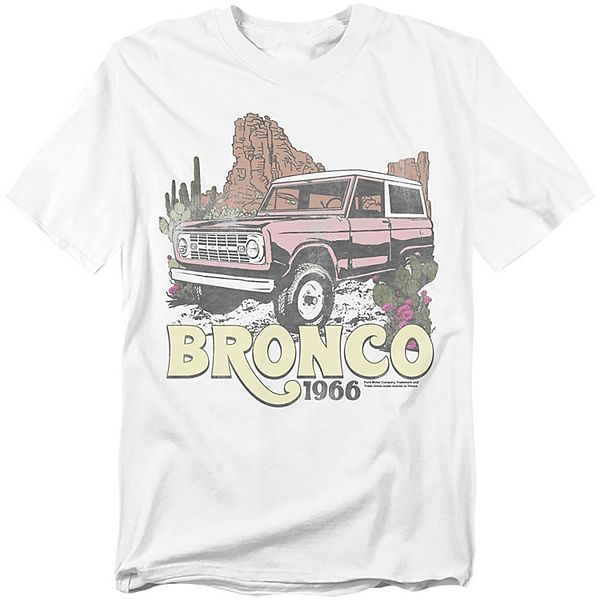 

Футболка с принтом Ford Bronco Desert 1966 Big & Tall Licensed Character