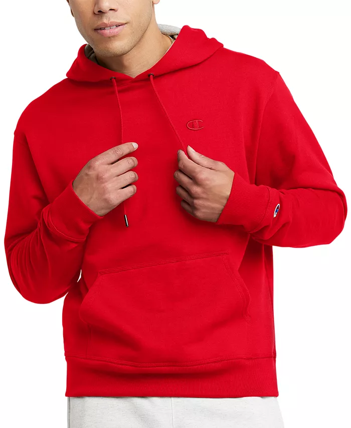 

Мужская толстовка Powerblend Fleece с капюшоном Champion, красный
