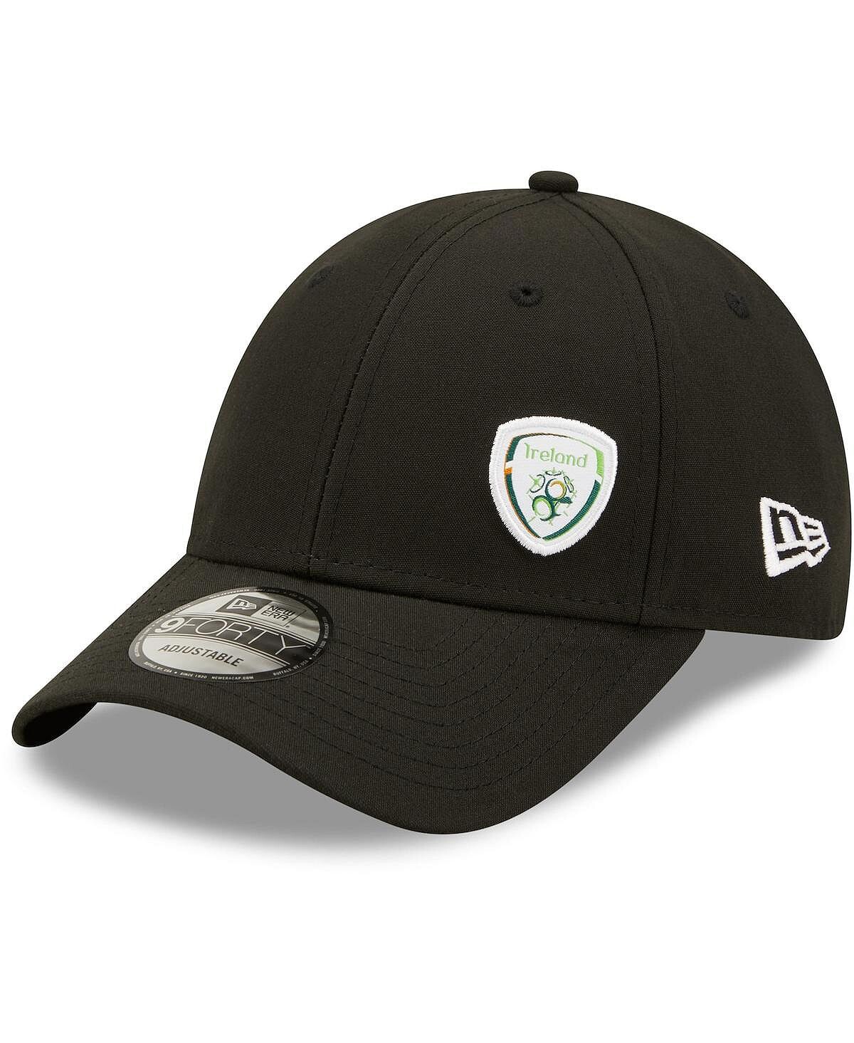 

Мужская черная регулируемая кепка Ireland National Team Repreve 9FORTY New Era