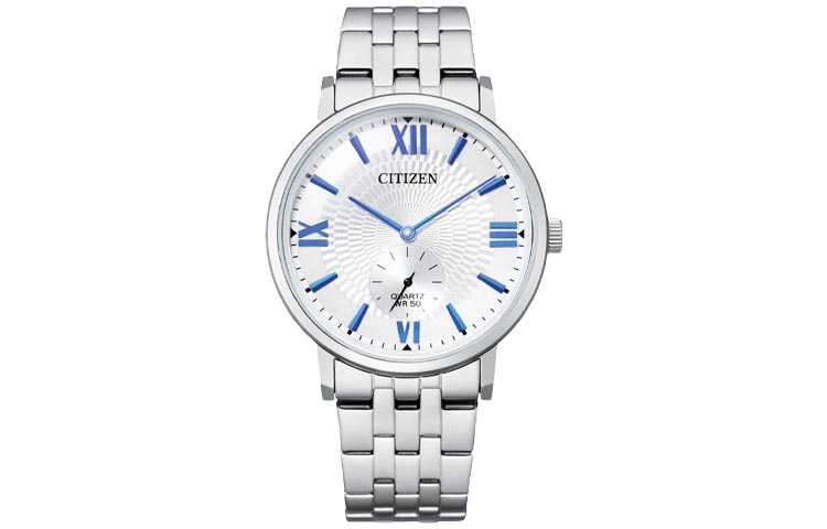 

CITIZEN Часы Quartz Movement Stainless Steel Strap Watch 39mm Men's Watch Silver Dial BE9170 72A