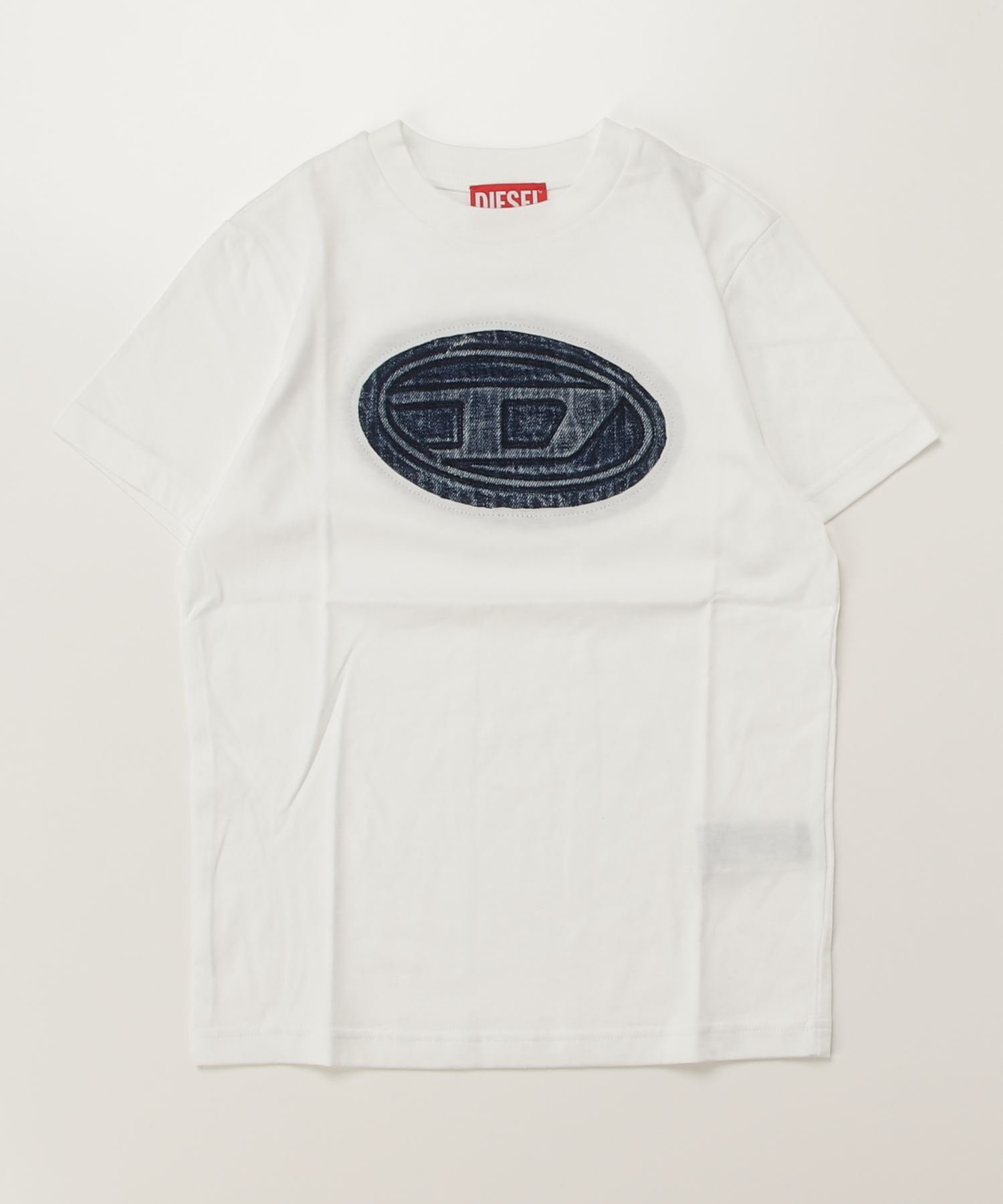 Детская футболка с коротким рукавом и логотипом бренда DIESEL, White