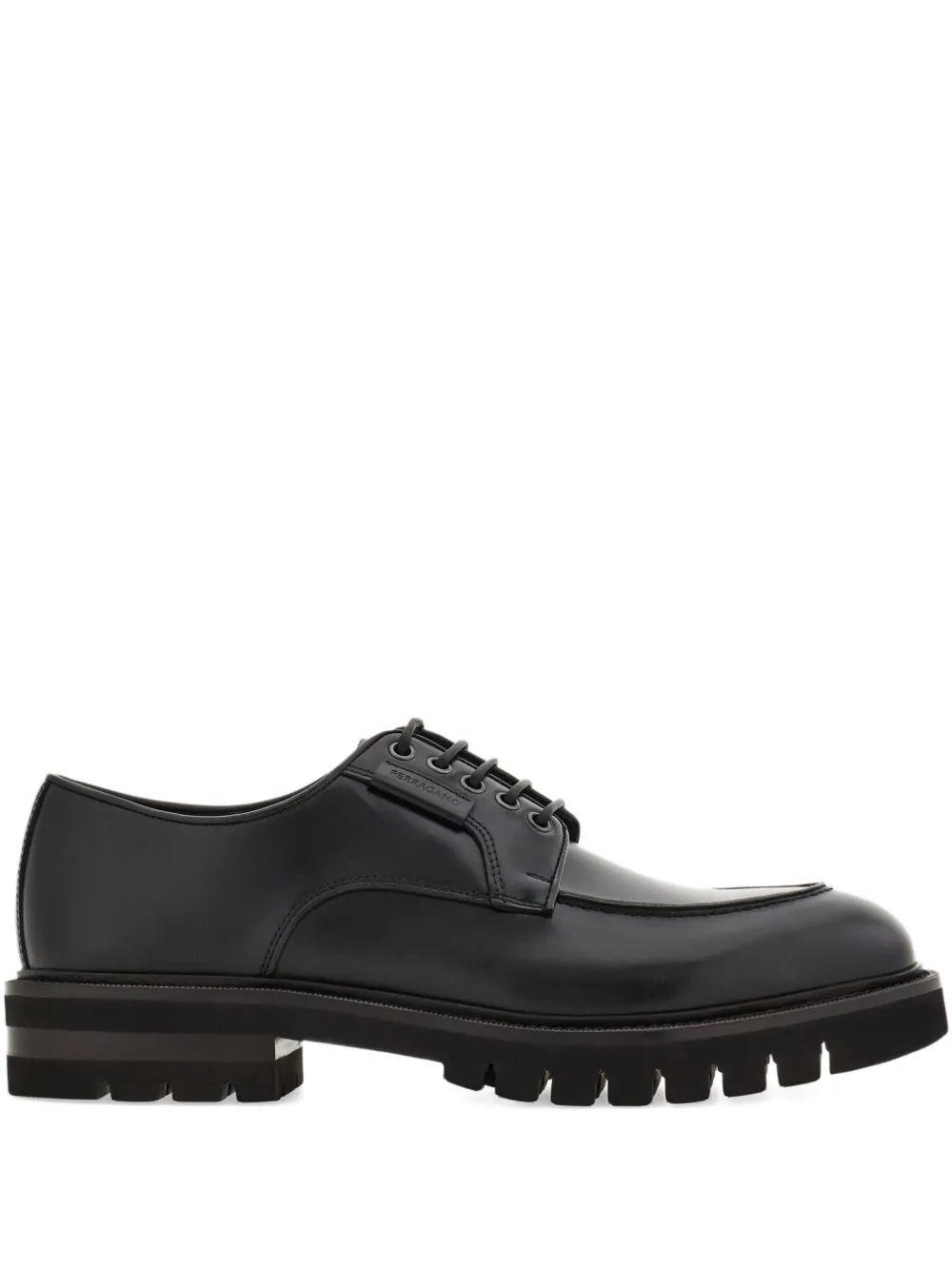 

Туфли дерби на шнуровке Ferragamo, черный
