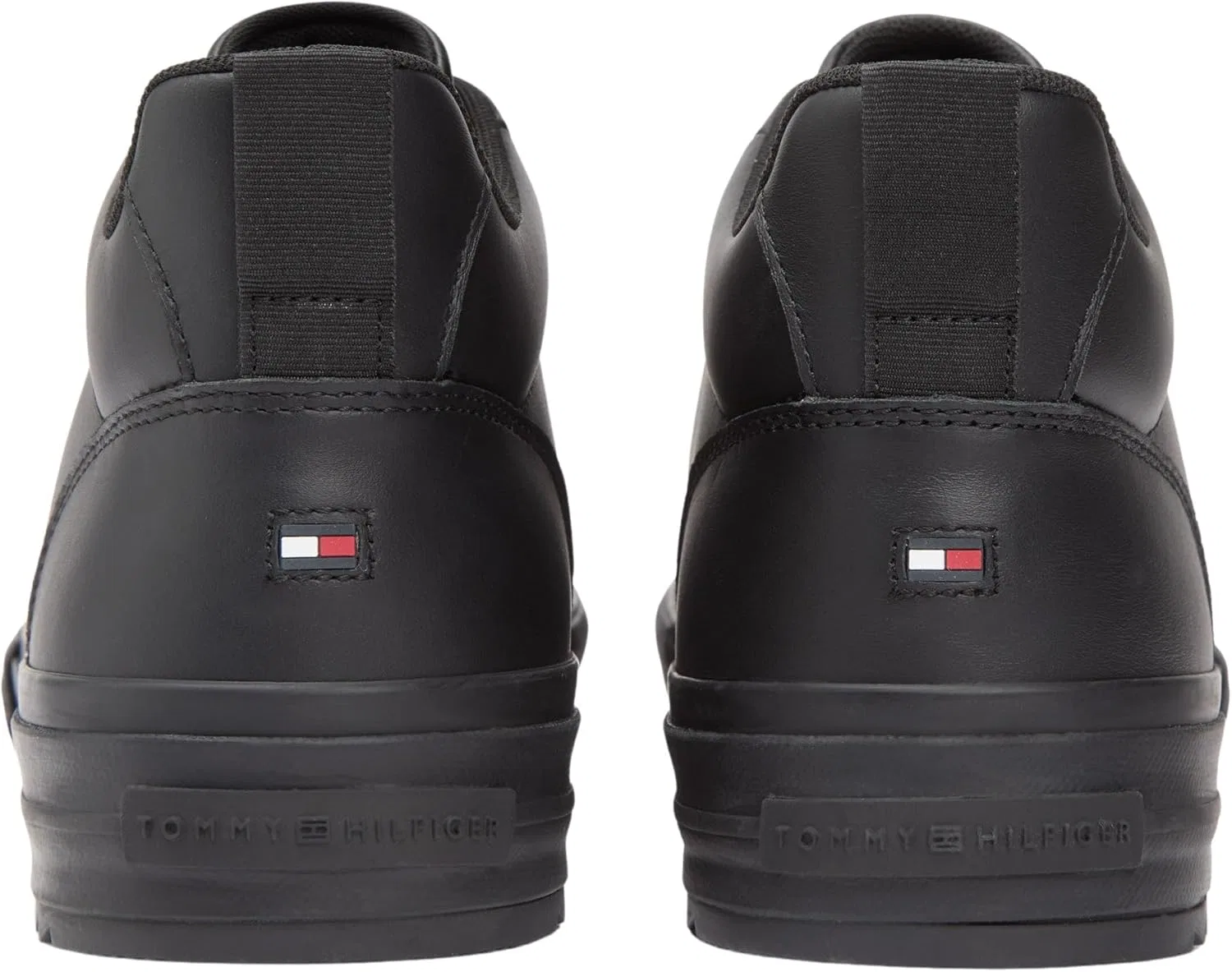Мужские бутсы Tommy Hilfiger Nu Harlem Street Cleat 3a Fm0fm05704 средней высоты, Black — фото 2