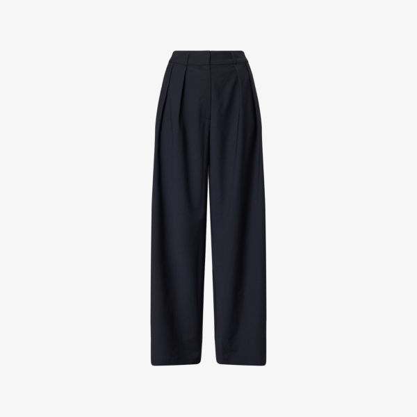 

Брюки The Frankie Shop Ripley плиссированные из ткани, синий