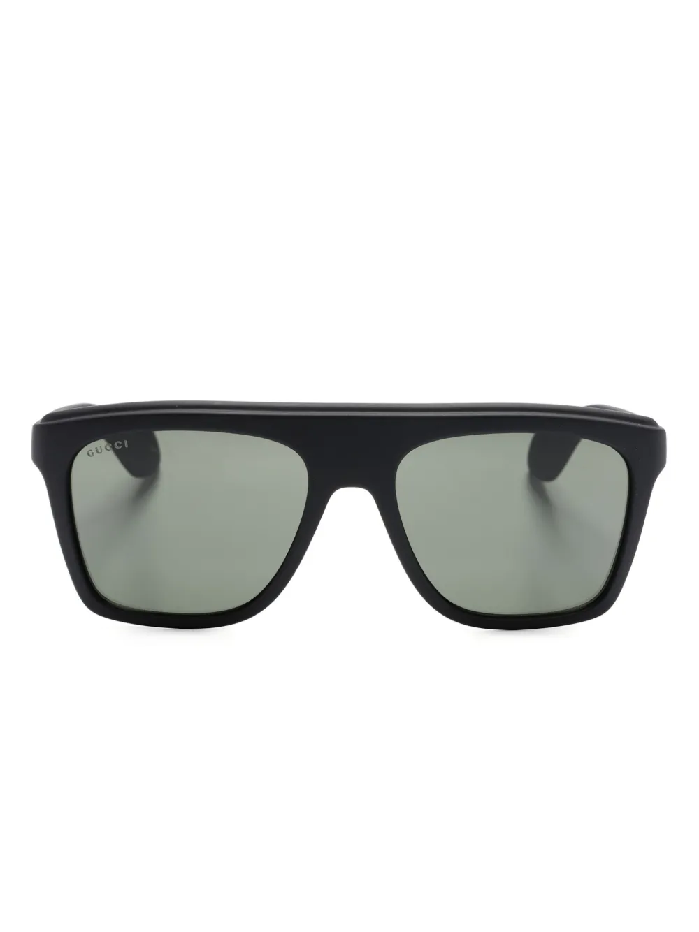 

Солнцезащитные очки трапециевидной формы Gucci Eyewear, черный