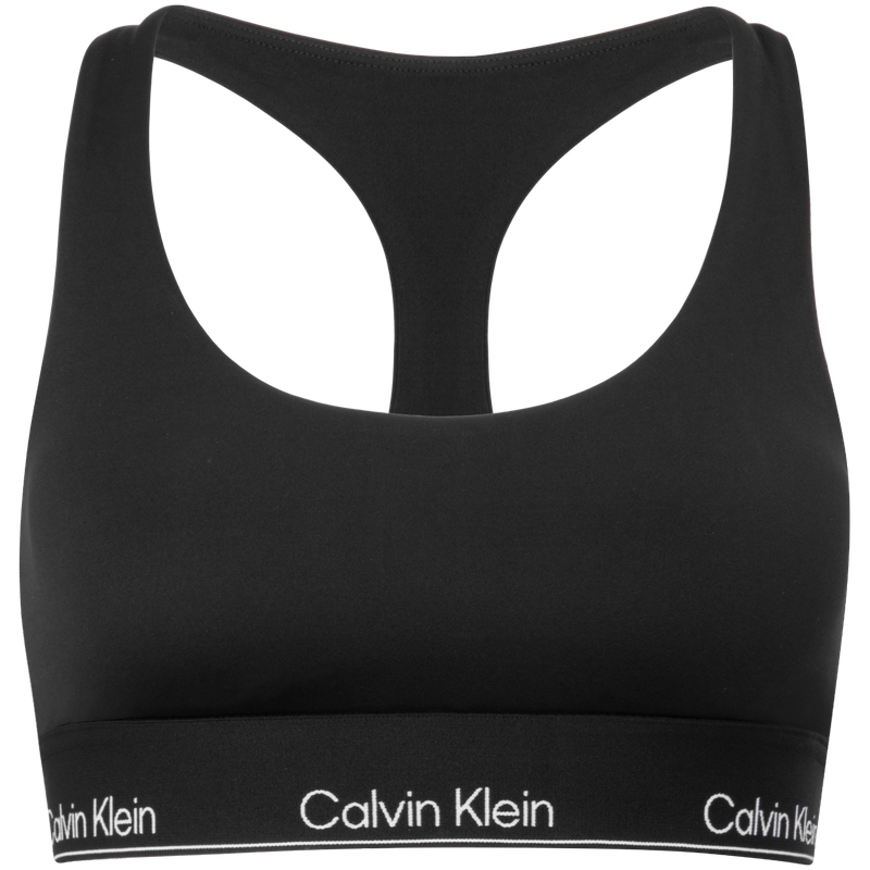 

Спортивный бюстгальтер с логотипом на поясе Calvin Klein, 001-Space Black