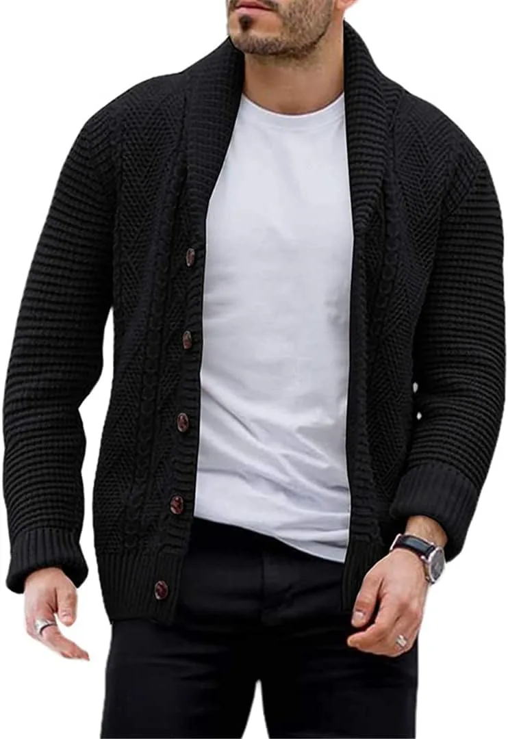 

Осенне-зимний вязаный кардиган мужской Casual Bciopll