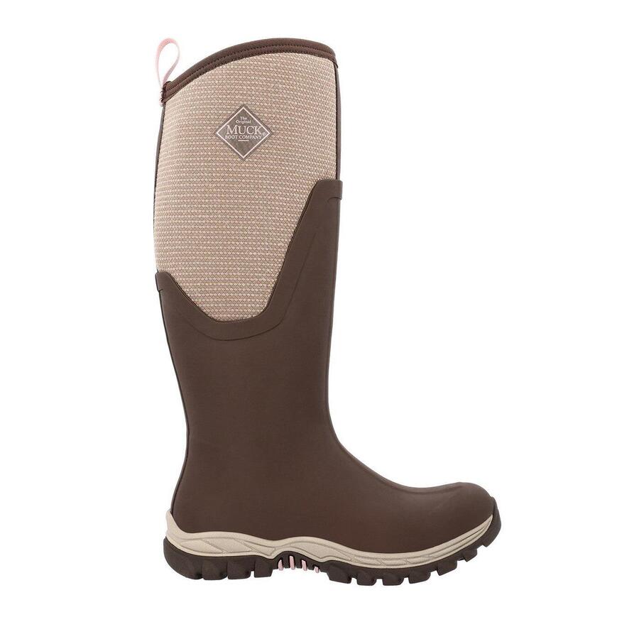 MUCK BOOTS Ботинки Muck Boot Arctic Sport II Tall — шоколадно-бежевые — женские — зимние