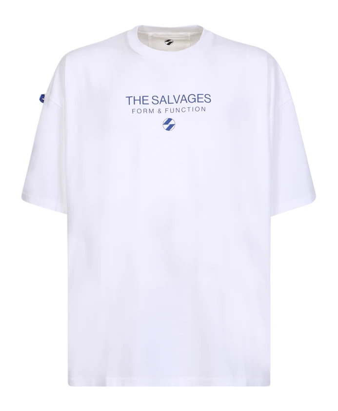 

Футболка с круглым вырезом и кольцом The Salvages, белый