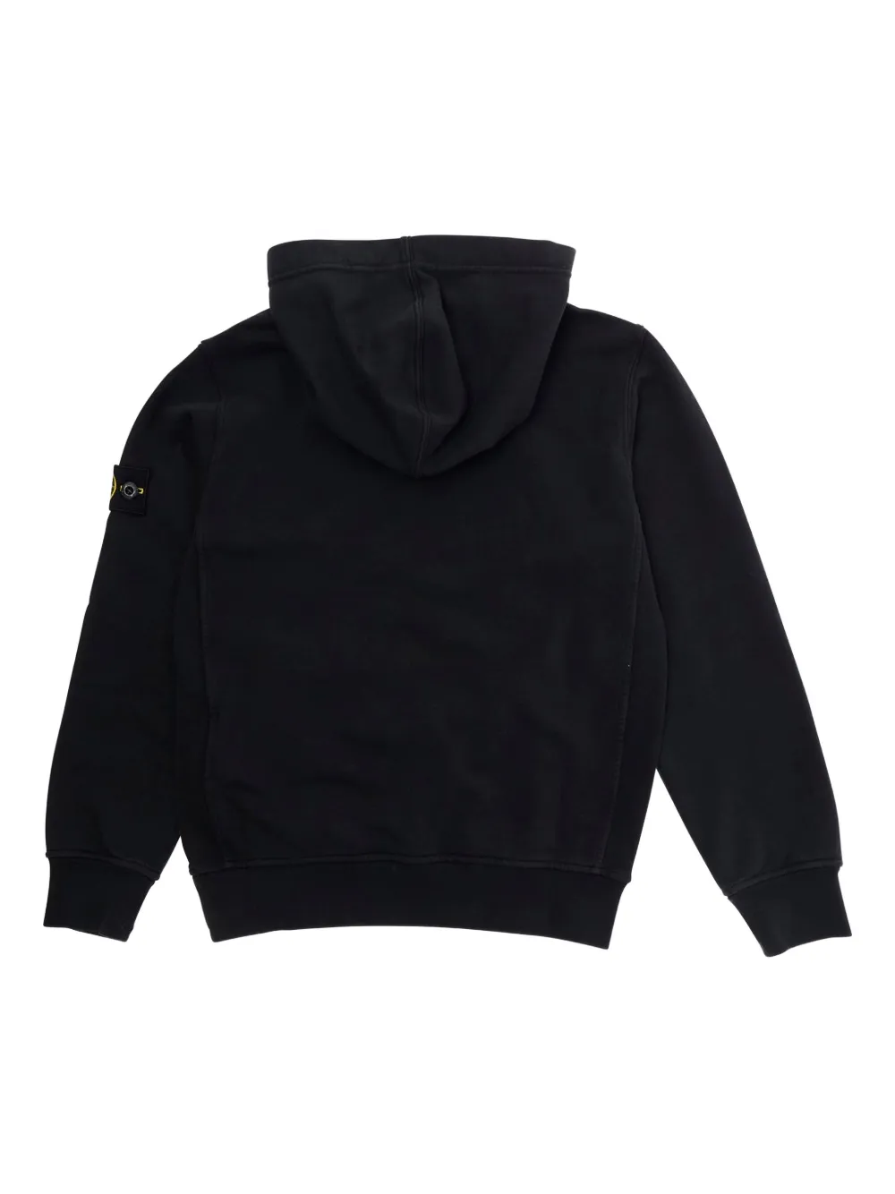 Худи с нашивкой-логотипом Stone Island Junior, черный — фото 2