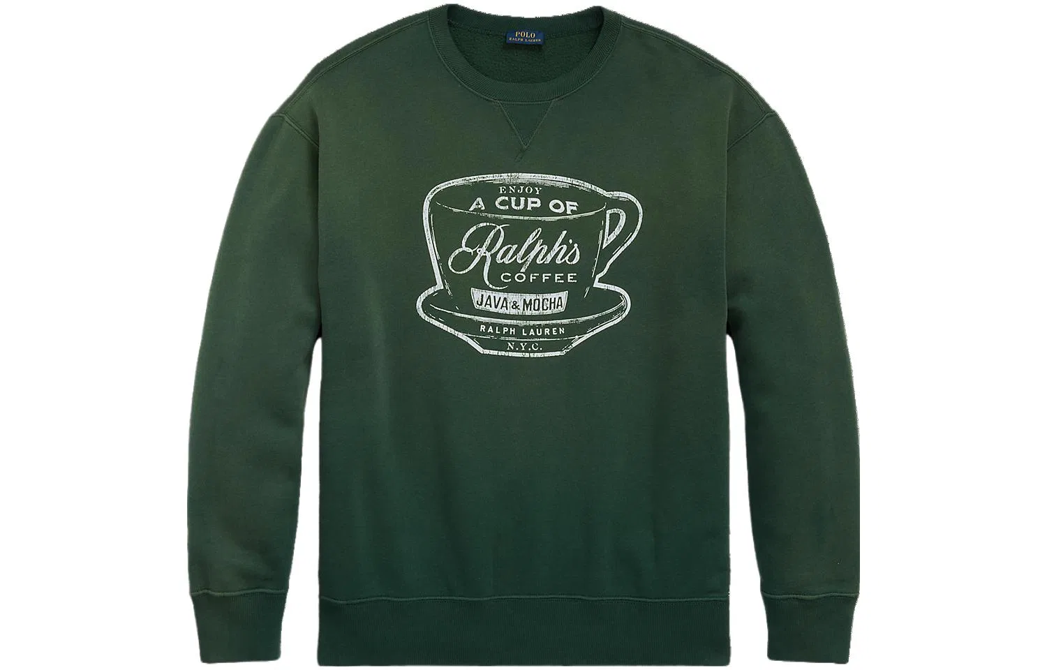 Свитшот мужской зеленый Polo Ralph Lauren