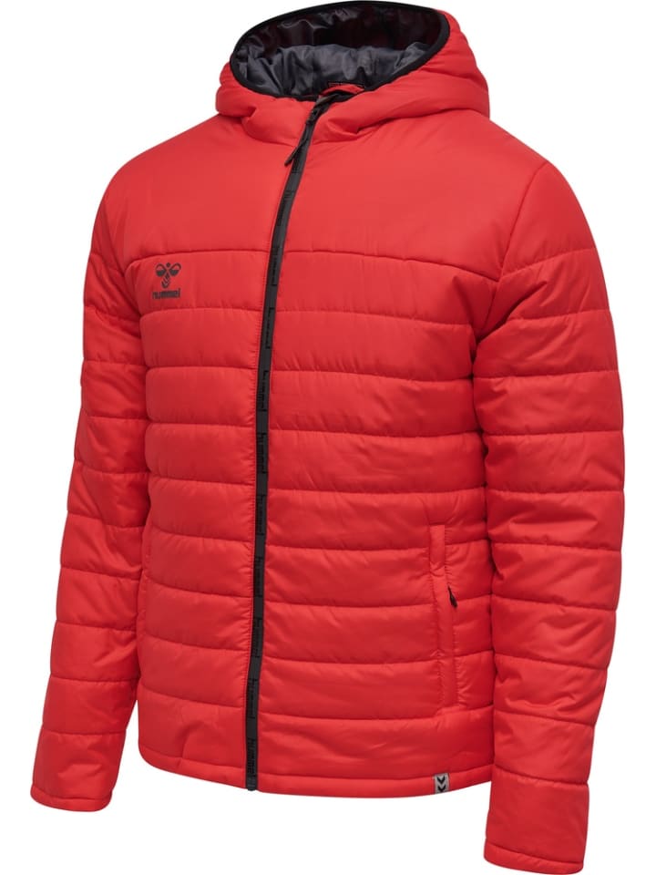 

Куртка Hmlnorth Quilted Hood Jacket красного цвета Hummel